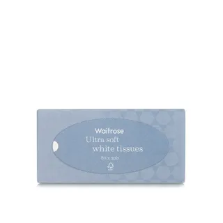 Waitrose Ultra-Soft White Tissues x 80
