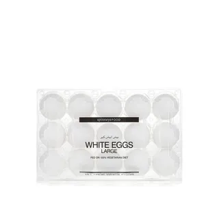 Spinneysfood Large White Eggs x 15