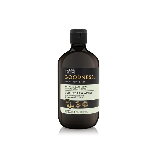 Baylis & Harding Oud, Cedar and Amber Bath Soak 500ml