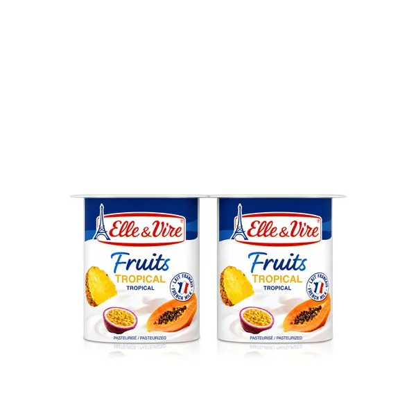 Elle & Vire Tropical Fruit Yogurt 125g