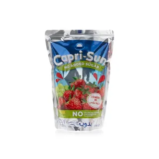 Capri-Sun No Added Sugar Strawberry Juice Drink 200ml