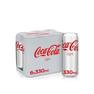 Coca Cola Light Can 330ml x 6