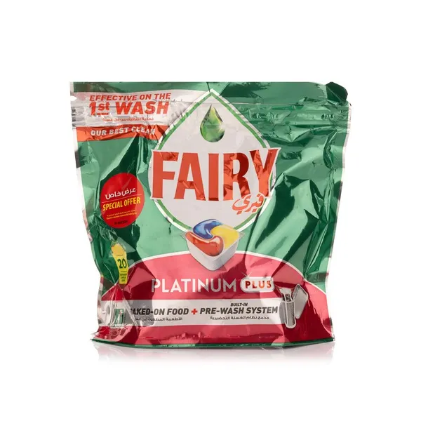 Fairy Platinum Plus Automatic Dishwashing Capsules x 20