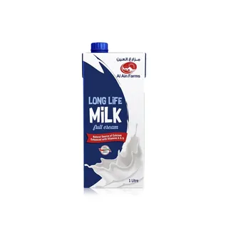 Al Ain Farms Full Cream Uht Milk 1 litre