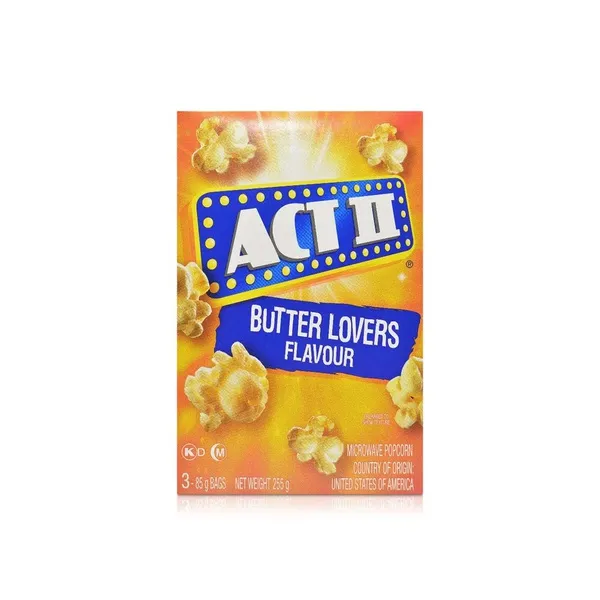 Act Ii Butter Flavour Popcorn 85g x 3