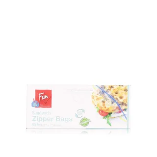 Fun Sandwich Zipper Bags 17x 17.5cm 50s