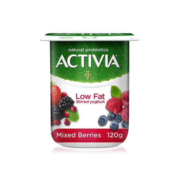 Activia Mixed Berries Yoghurt Low Fat 120g