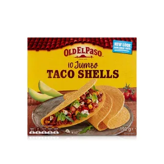 Old El Paso Jumbo Taco Shells 10s 190g