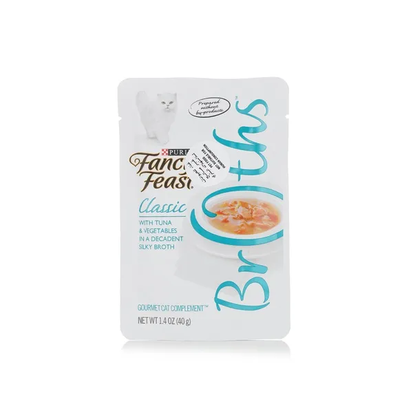 Fancy Feast Broths Classic Tuna & Veg 40g