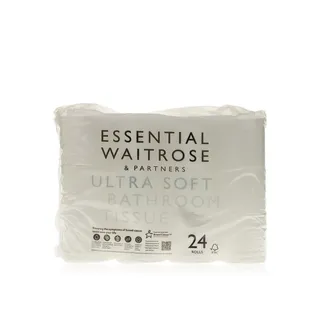 Waitrose Essential White Ula Soft Bathroom Tissue