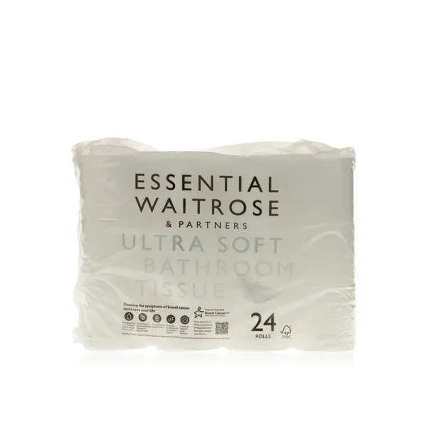 Waitrose Essential White Ula Soft Bathroom Tissue