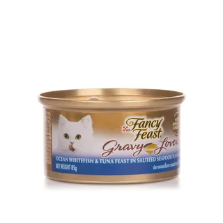 Fancy Feast Gravy Lovers Ocean Whitefish and Tuna Wet Cat Food 85g