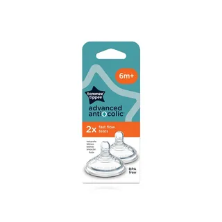 Tommee Tippee Advanced Anti-Colic Fast-Flow Teats