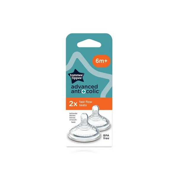 Tommee Tippee Advanced Anti-Colic Fast-Flow Teats