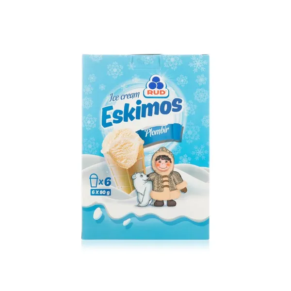 Eskimos Plombir Ice Cream Wafer Cup 80G X 6