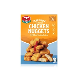 Tegel Frozen Free Range Tempura Battered Chicken Nuggets 400G