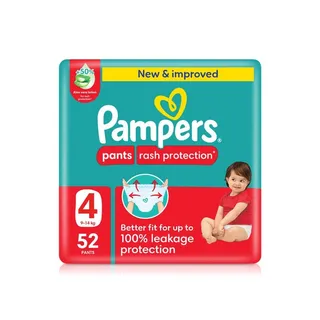 Pampers Rash Protection Pants Size 4 x 52