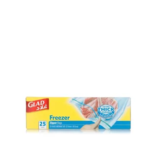 Glad Freezer Zipper Bags x 25