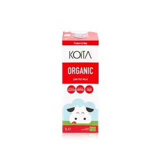Koita Organic Low-Fat Milk with Vitamin a and D3 1 litre