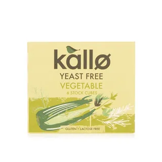 Kallo Yeast Free Vegetable Stock Cubes x 6 66g