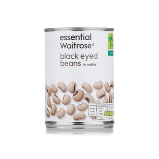 Waitrose Essential Black Eyed Beans in Water 400g