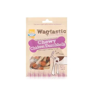 Wagtastic Chicken Dumbbells 90g