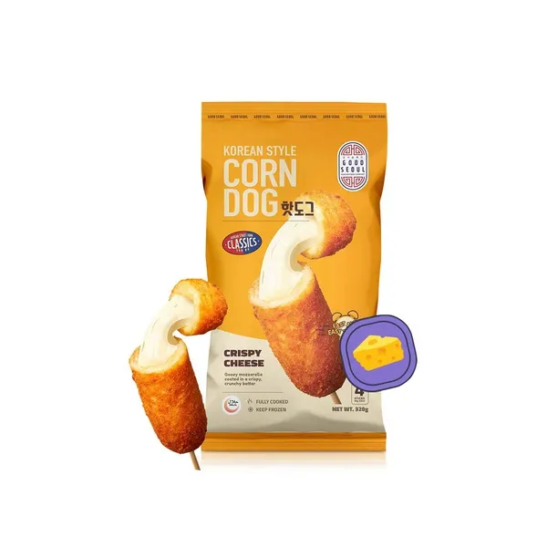 Good Seoul Frozen Corndog Crispy Cheese 320g