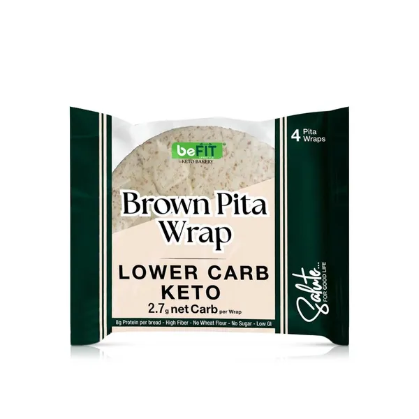 Befit Keto Lower Carb Brown Pita Wrap 200g