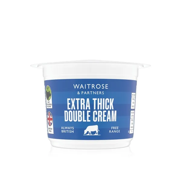 Waitrose Extra Thick Double Cream 300ml