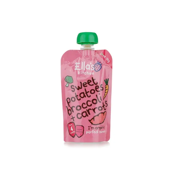 Ella's Kitchen Sweet Potatoes, Broccoli and Carrots Pouch 120g