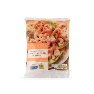 Waitrose Cooked & Peeled Prawns 250g