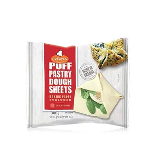 Creapan Frozen Puff Pastry Dough Sheets X 5 300G