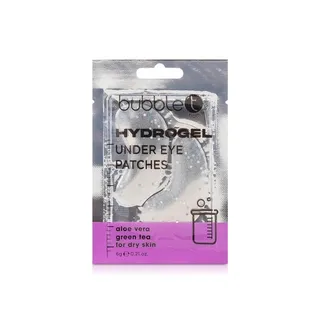 Bubble T Hydrogel Under Eye Patches Aloe Vera and Green Tea for Dry Skin 6g