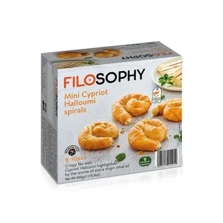 Filosophy Mini Cypriot Halloumi Spirals 450g