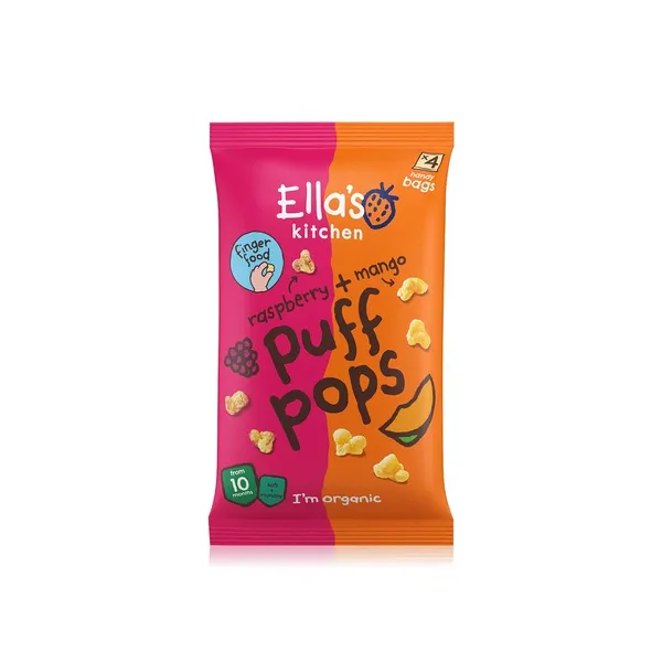 Ella's Kitchen Puff Pops Raspberry & Mango 9g x 4