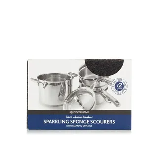 Spinneyshome Easy Grip Sparkling Sponge Scourers x 2