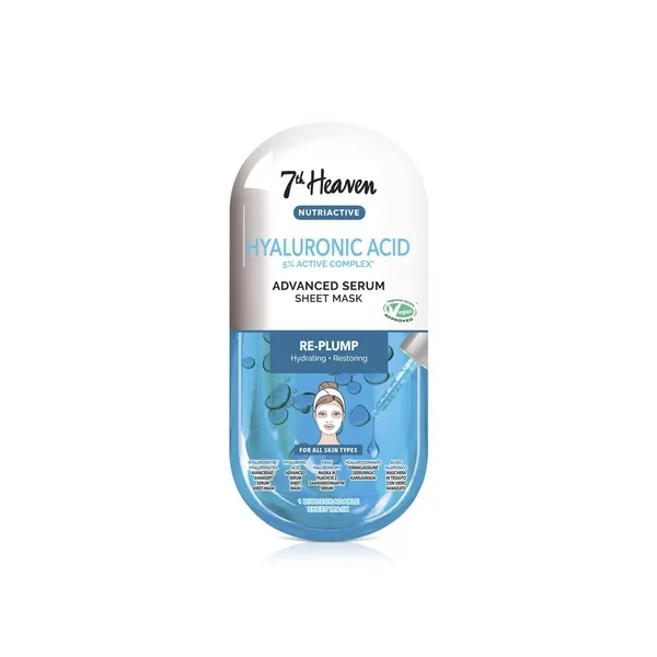 7th Heaven Nutriactive Hyaluronic Acid Sheet Mask