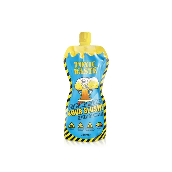 Toxic Waste Sour Blue Raspberry Slushy 250ml