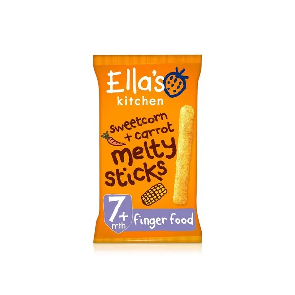 Ella's Kitchen Sweetcorn Carrot Melty Sticks 7m 16g