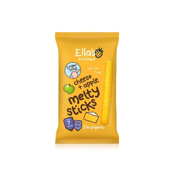 Ella's Kitchen Cheese and Apple Melty Sticks 7m 16g