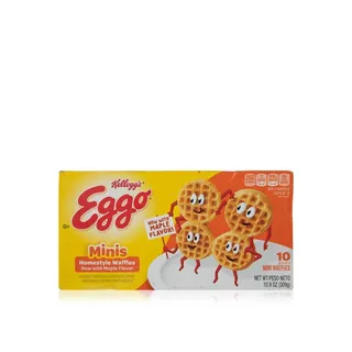 Kellogg'S Eggo Frozen Minis Homestyle Waffles Maple Flavour 309G
