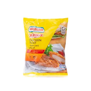 Americana Frozen Zingz Hot And Crunchy Chicken Fillets 1Kg