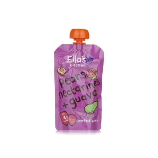 Ella's Kitchen Organic Pear, Nectarine & Guava 4+ Months 120g