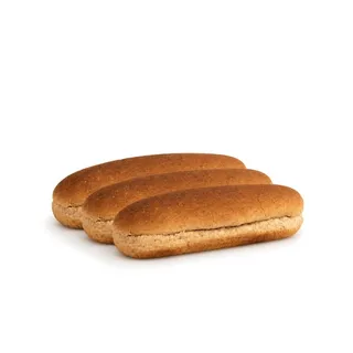 Brown Hot Dog Rolls x 6 420g