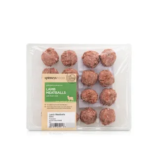 Spinneysfood Lamb Meatballs with Fresh Mint 430g