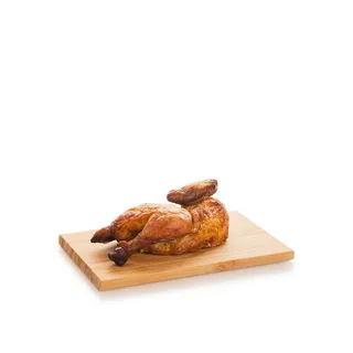 Roast Chicken with Salt and Pepper Half