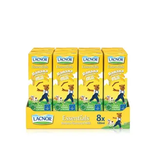 Lacnor Milk Banana 180ml x 8