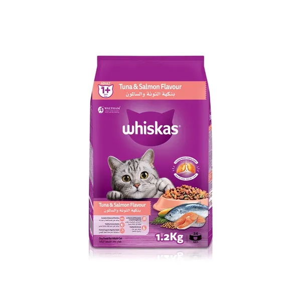 Whiskas Tuna and Salmon Cat Food 1.2kg