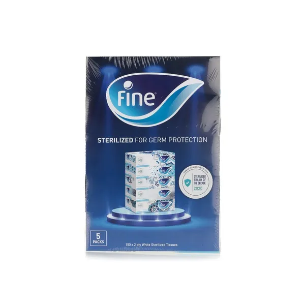 Fine Facial 2ply Tissues 150 x 5