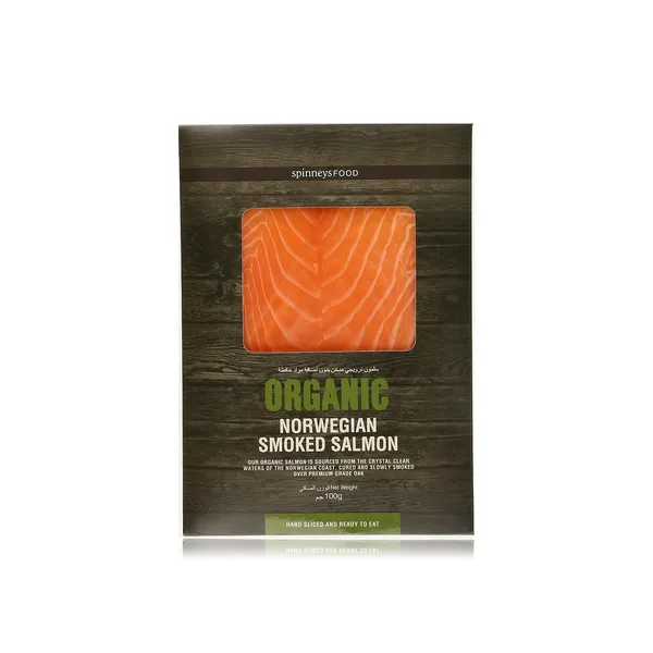 Spinneysfood Organic Norwegian Smoked Salmon 100g